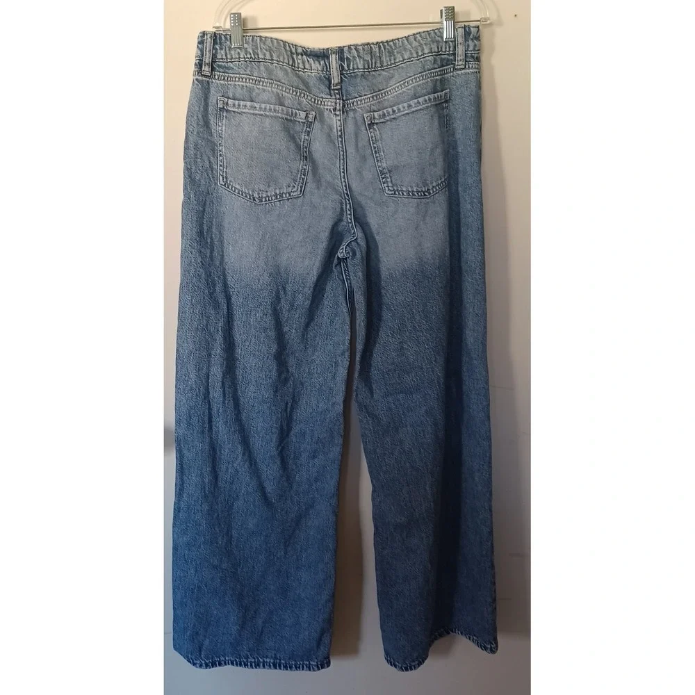 Thereabouts High Rise Baggy Jeans 20.5 Plus Hearts Stars Graphic Y2K Inspired‎